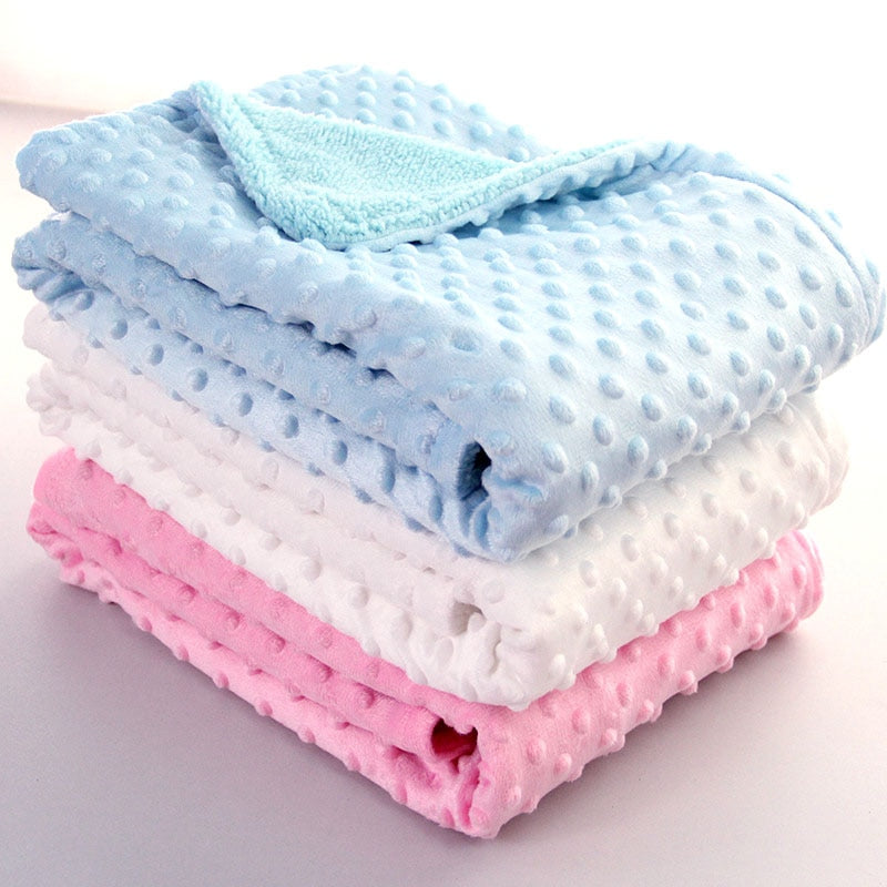 Polar Dot Baby Blanket Blanket Newborn Baby Swaddle