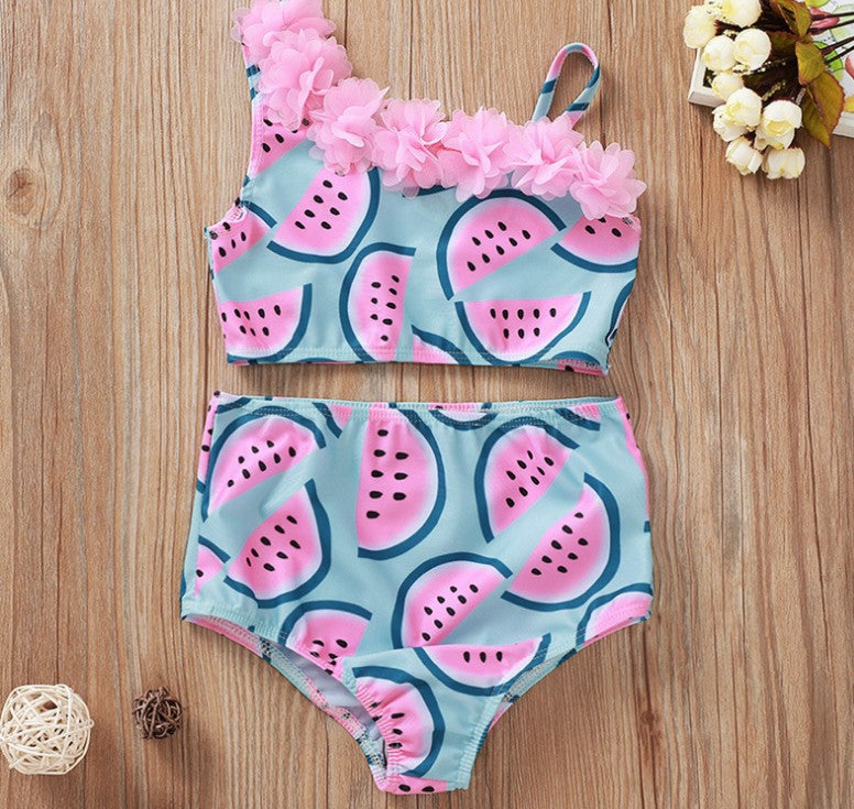 Baby Ladies Bikini Set Fruit Print