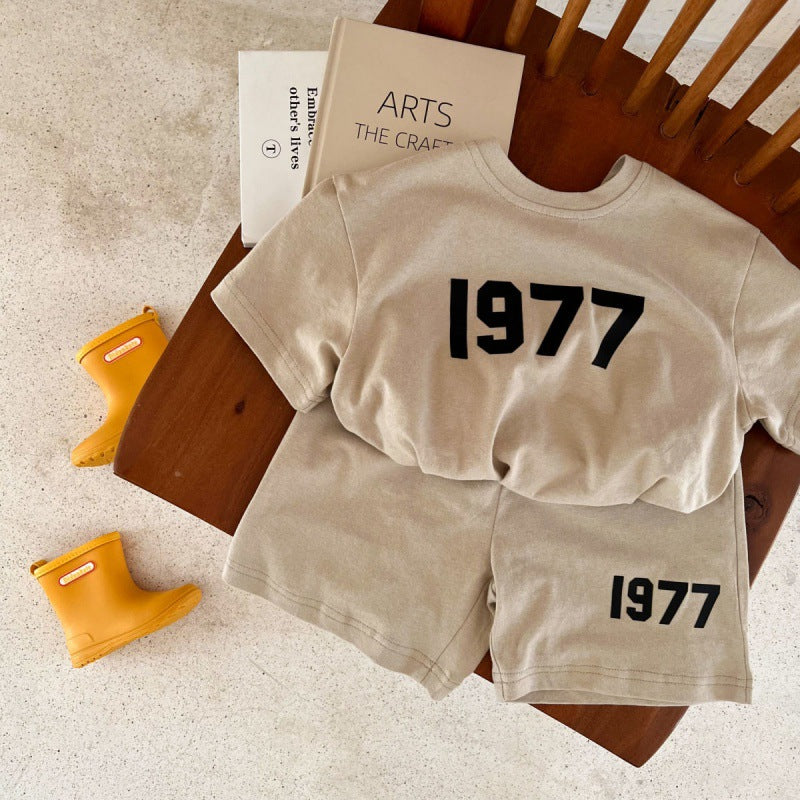 Children's Cotton Suit Summer New Boys And Girls 