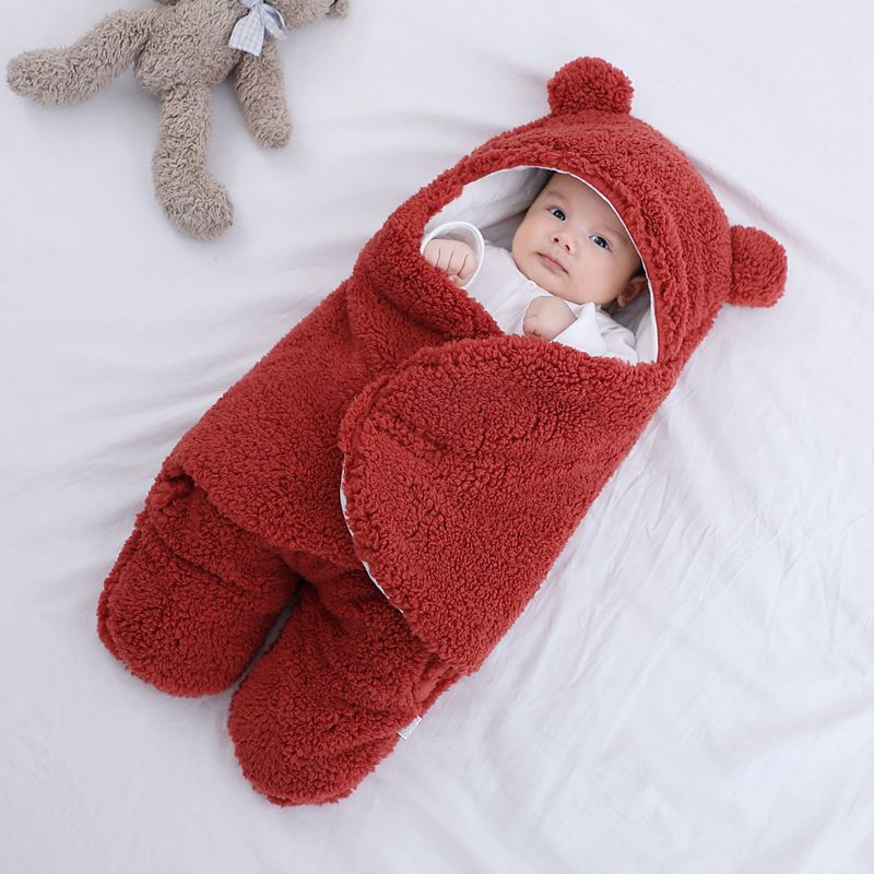  Newborn Baby Winter Swaddle Blanket