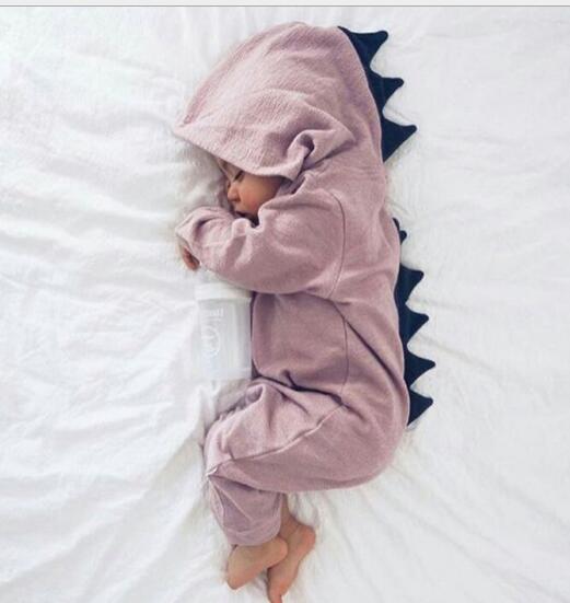Dinosaur hoodie Leora Summer Romper 