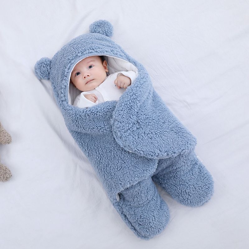  Newborn Baby Winter Swaddle Blanket
