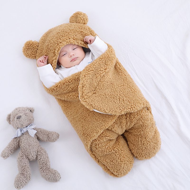  Newborn Baby Winter Swaddle Blanket