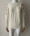 Teens Long Sleeve Off-shoulder Sweater