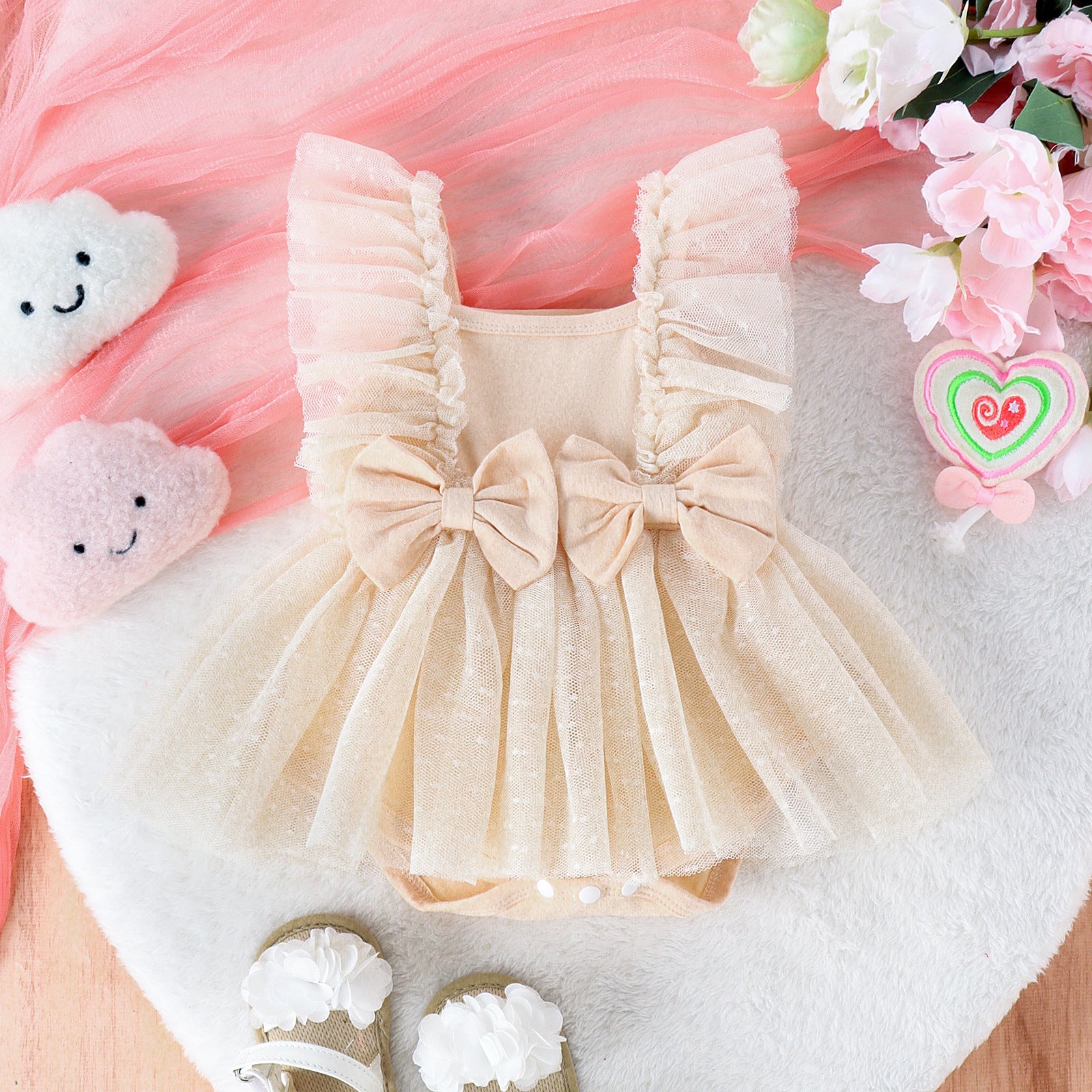 Jumpsuit Baby Net Skirt Princess Poris