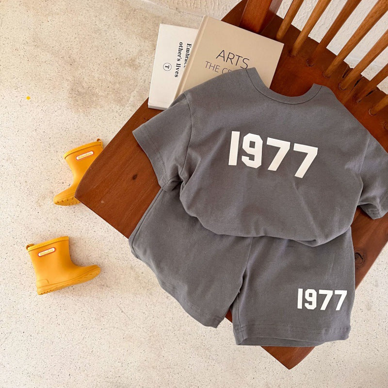 Children's Cotton Suit Summer New Boys And Girls 